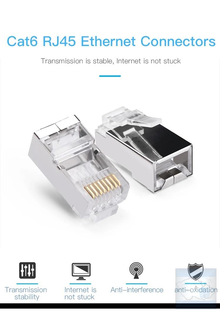 RJ45 CAT6 stíněný konektor ethernet