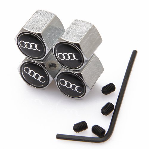 Audi čepičky ventilků nerez zajištěné