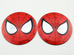 Spiderman chromové nálepky středy pavoučí