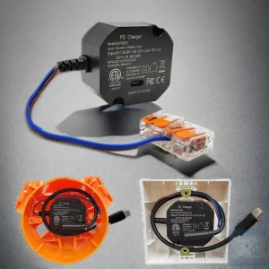 AC na USB-C zásuvka do zdi - Adaptér ZQ-P3020C